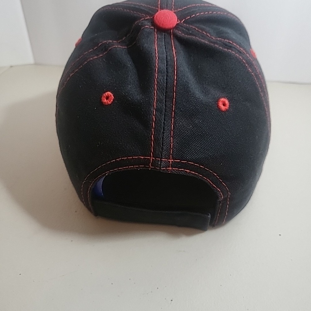 Georgia Bulldogs Fan Favorite Black Baseball Cap Red Spellout NCAA Football Hat - Picture 4 of 7